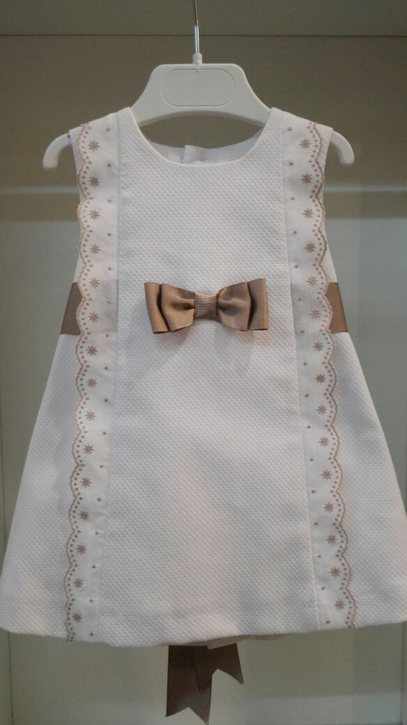 Vestido Piqué y lazo Creciones Alves 303415S